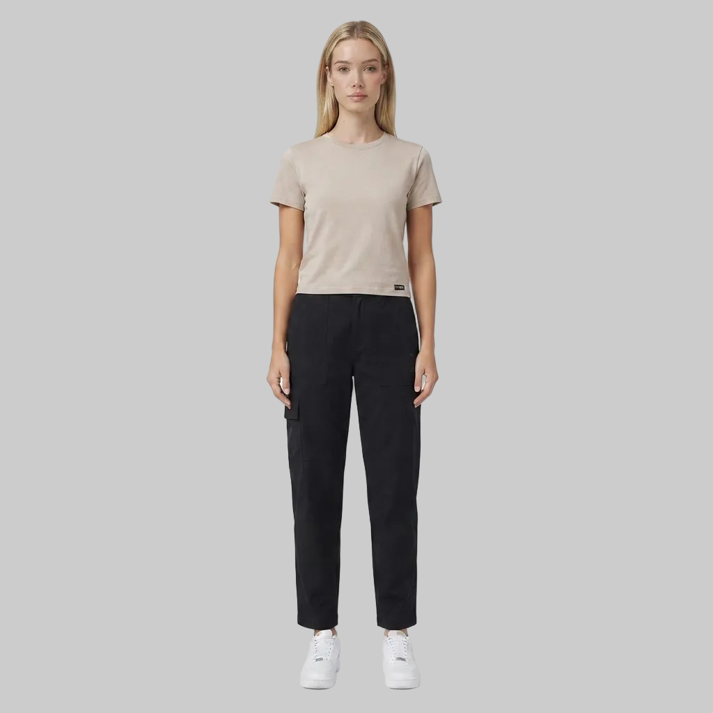 Essential Cotton Pants – Black (Women)