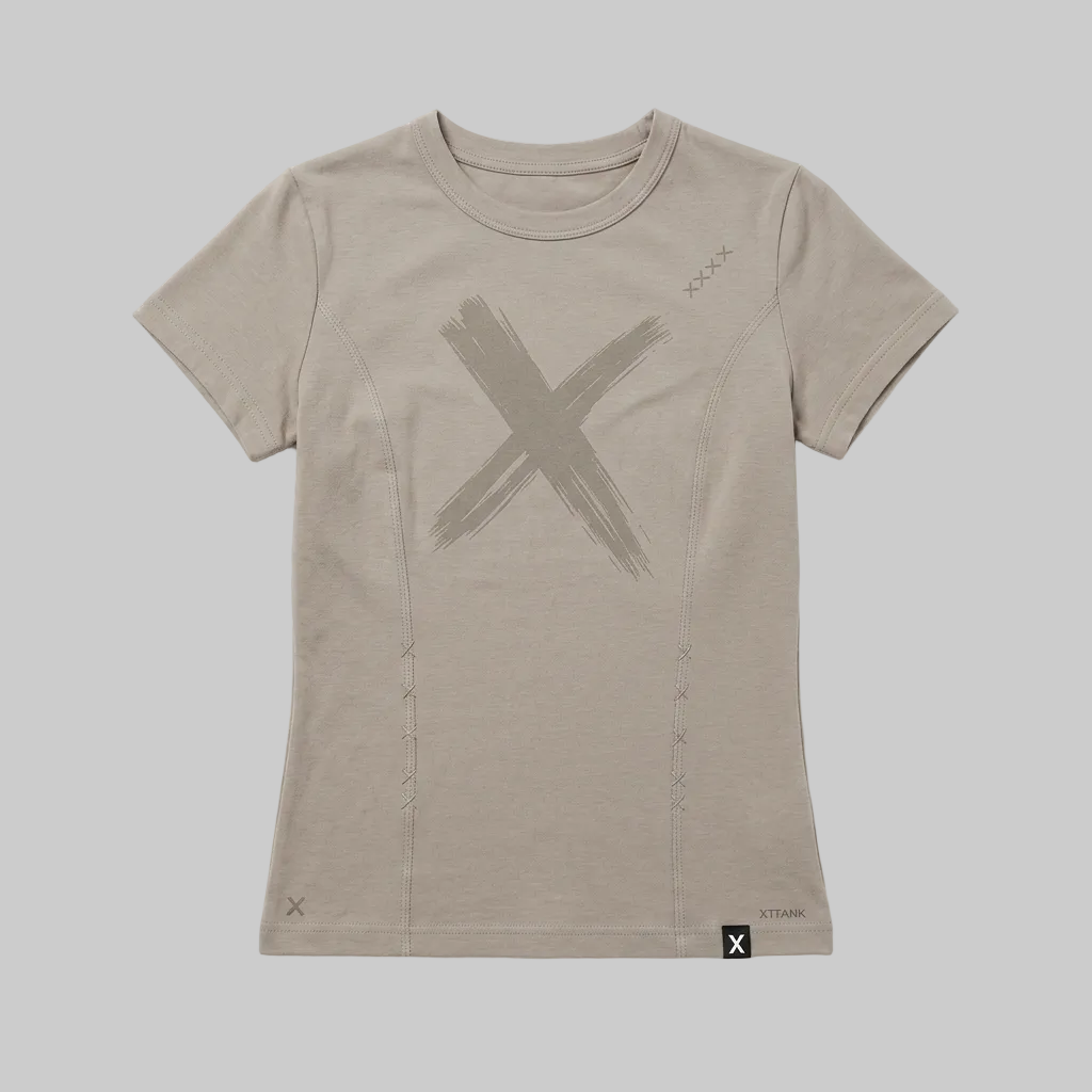 Brush X T-Shirt – Dust Mauve (Women)