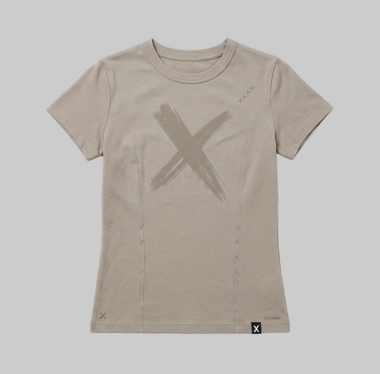 Brush X T-Shirt – Dust Mauve (Women)