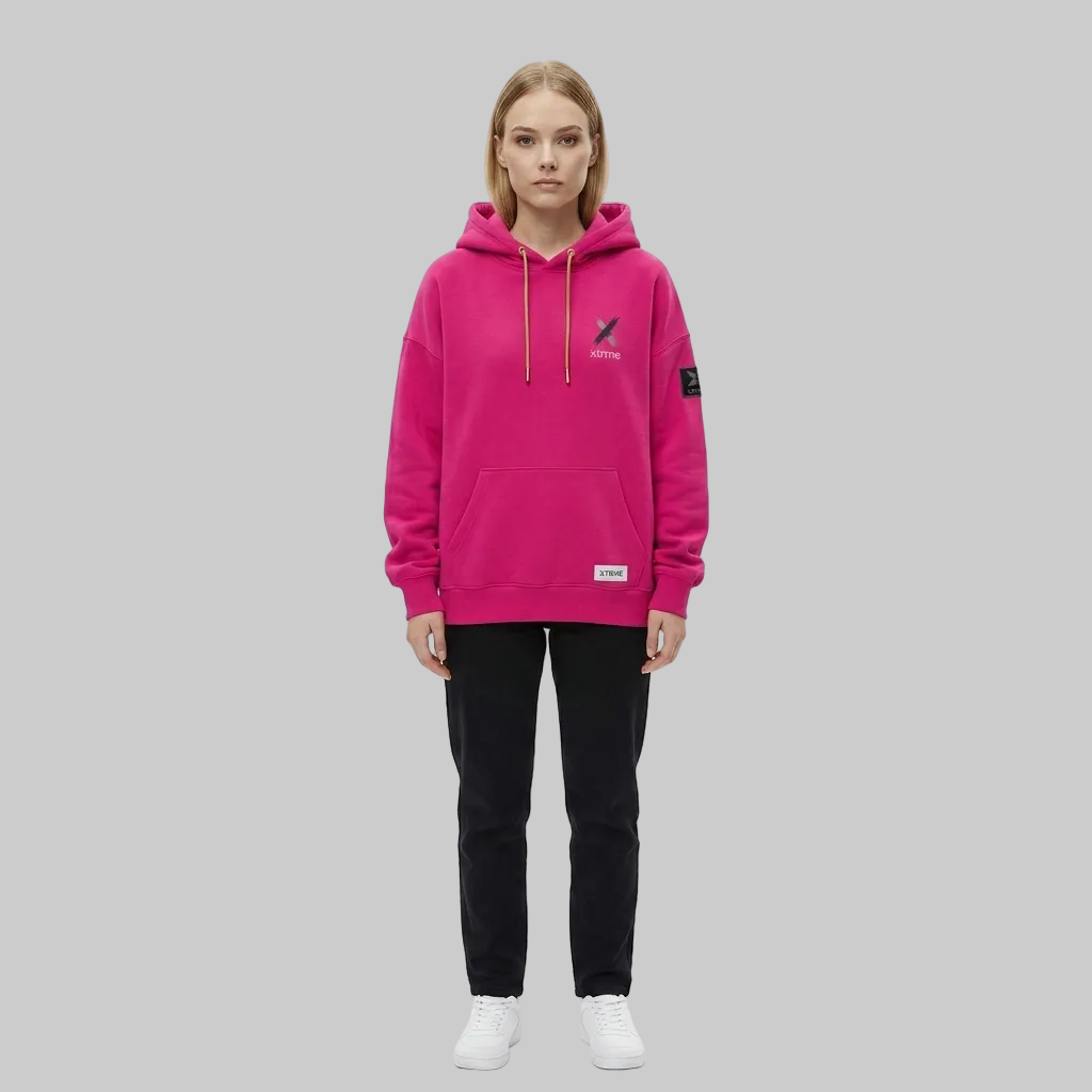 Cross Identity Hoodie – Fuchsia (Women)