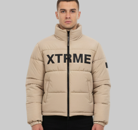 XTRME Padded Beige Jacket – Men’s Edition