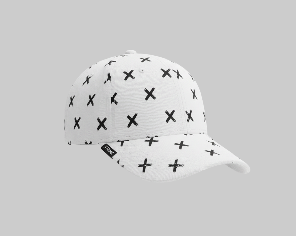XTRME White Pattern X Cap