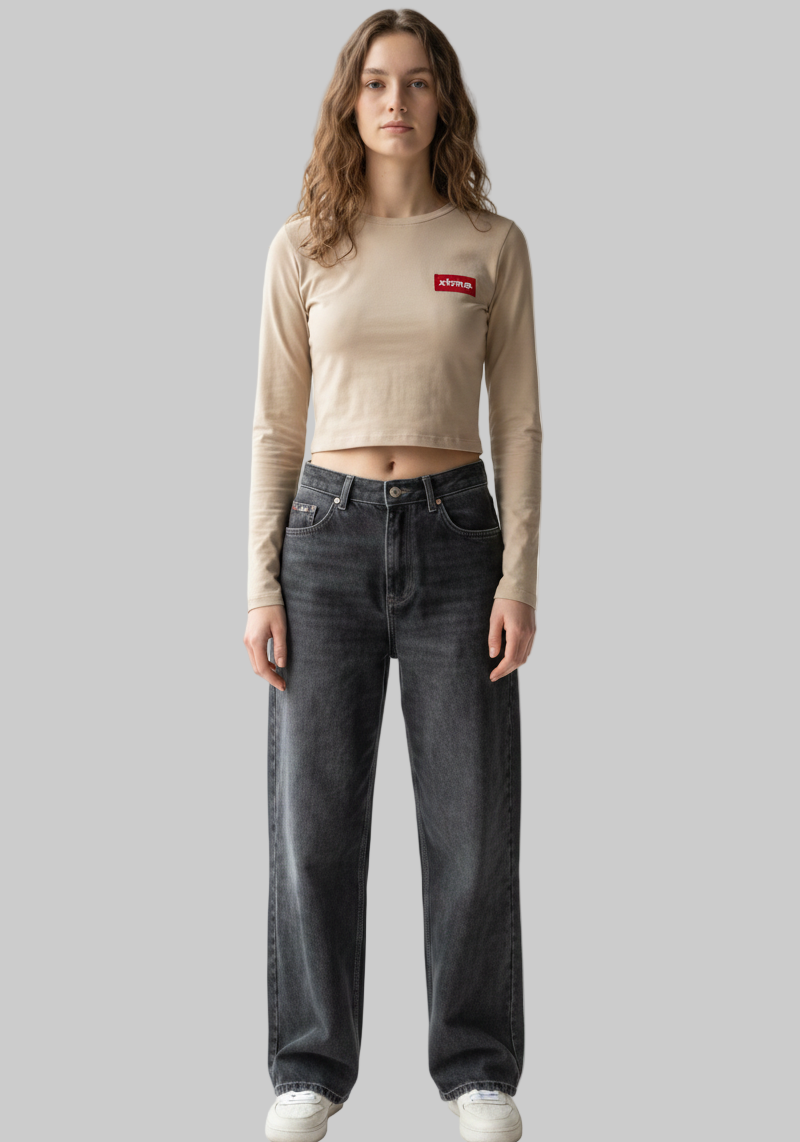 Wide-Leg Pants – Black