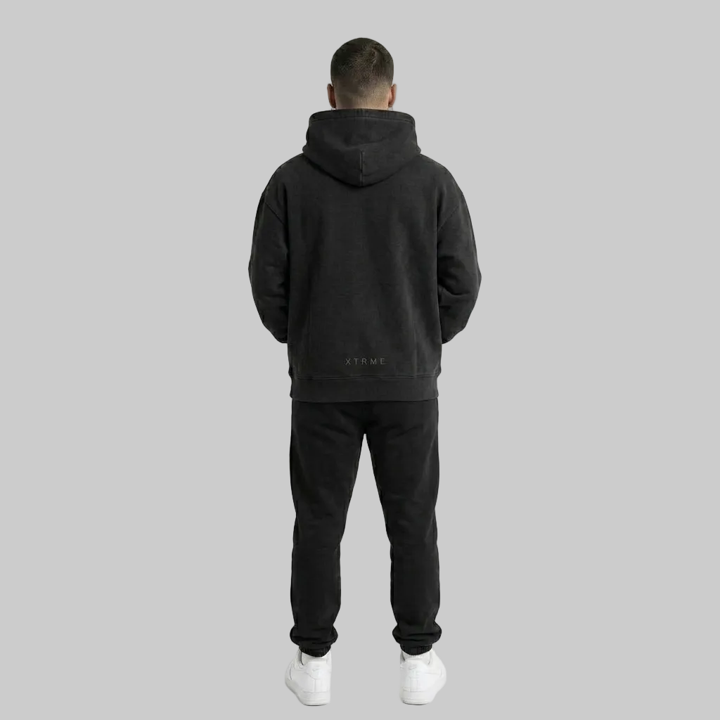 Essential X Hoodie – Dark Charcoal (Men)