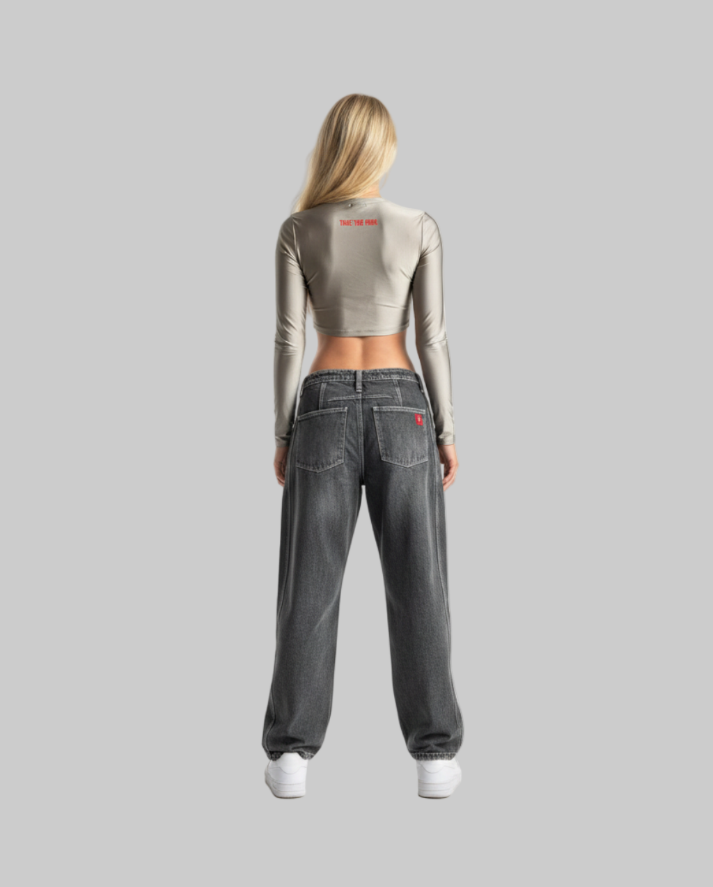 Crop Top silver - xtrme