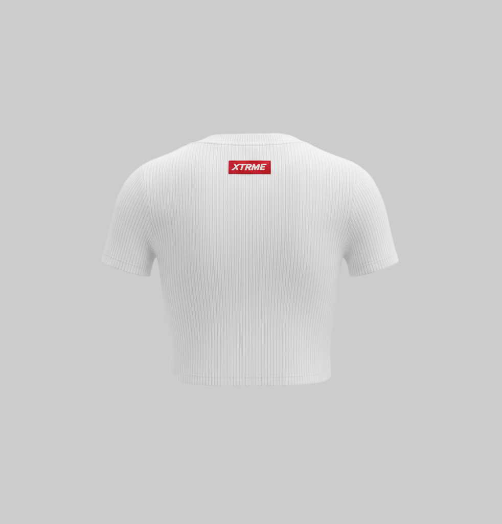 XTRME White Red-X Crop Top (Women’s Edition)