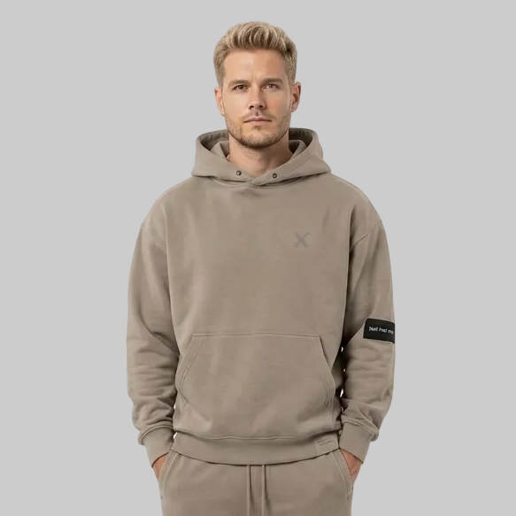 Tonal Risk Hoodie – Caramel (Men)