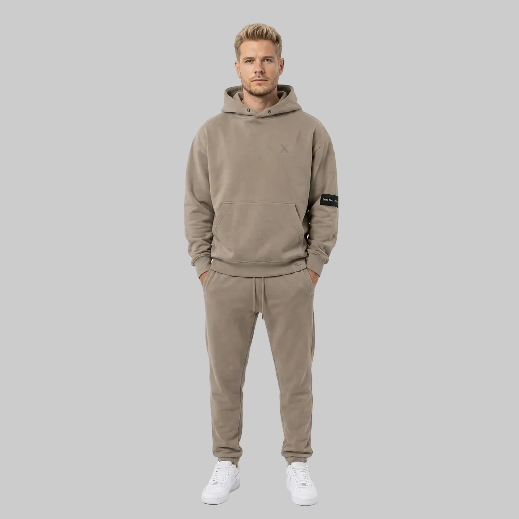 Tonal Risk Hoodie – Caramel (Men)