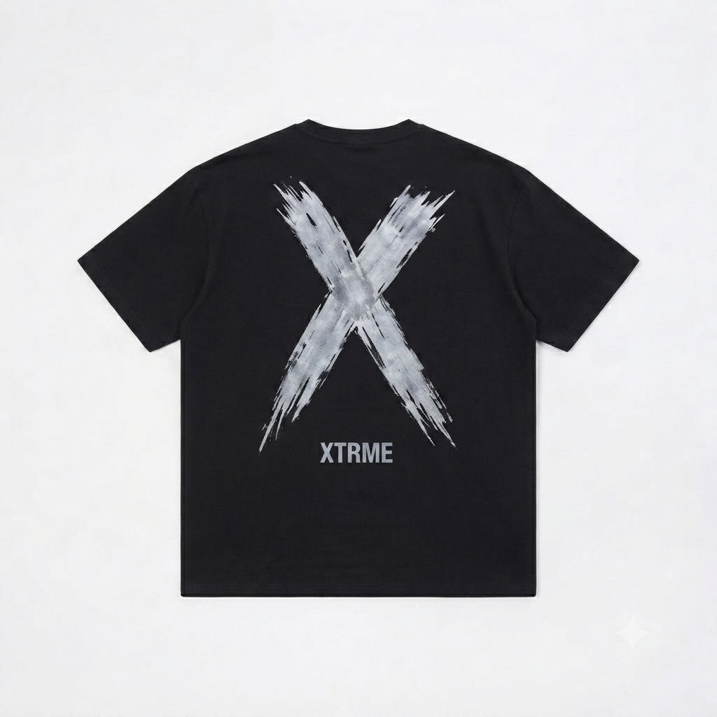 Signature Brush X T-Shirt – Black (Men)