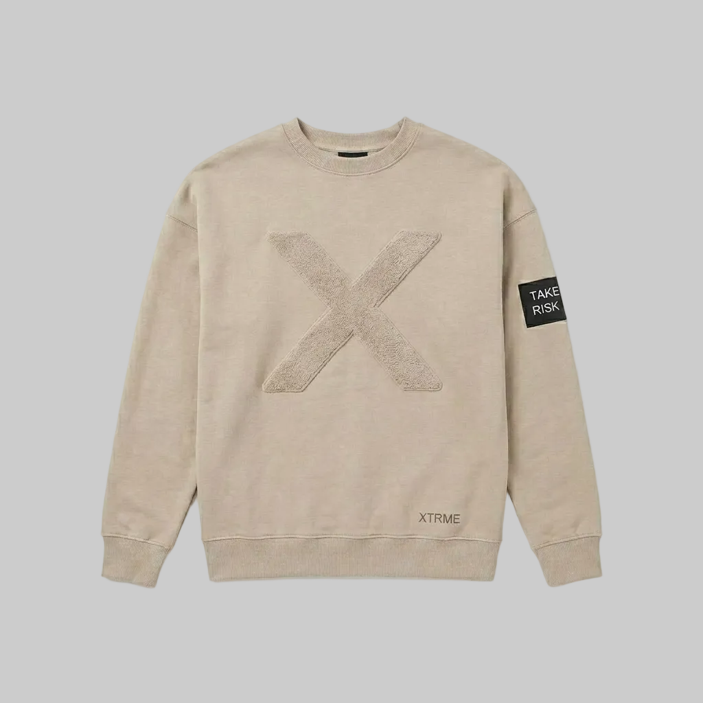 Elevated X Hoodie – Beige (Men)