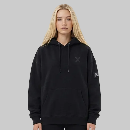 Shadow Label Hoodie – Black (Women)