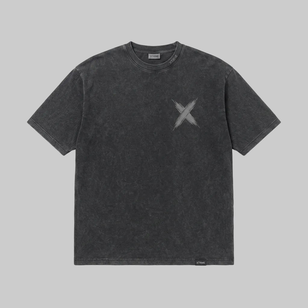 Mini Brush X T-Shirt – Charcoal Grey (Men)