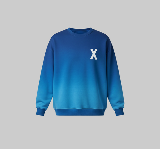 XTRME Ocean Fade Oversize Sweater