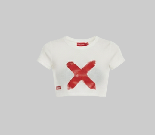 XTRME White Red-X Crop Top (Women’s Edition)