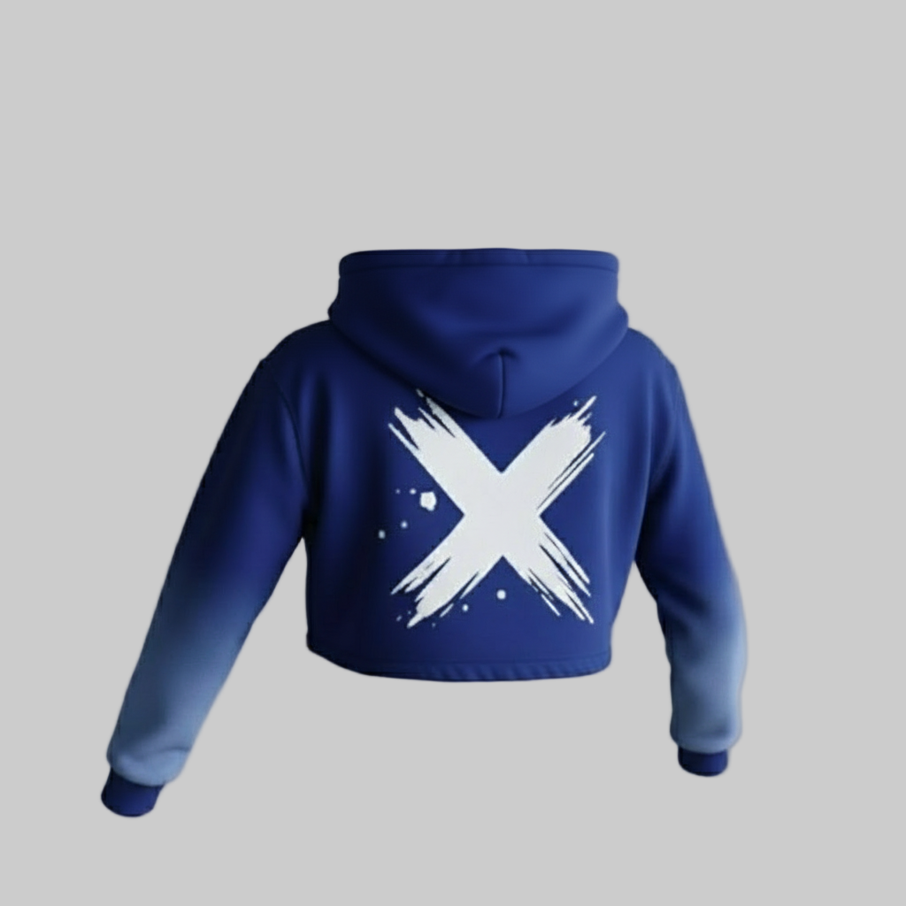 XTRME Take The Risk Crop Hoodie