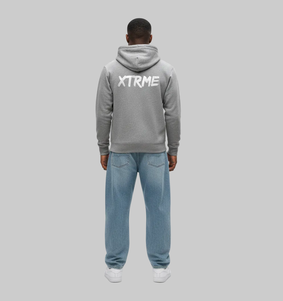 Silver Mark Grey Hoodie