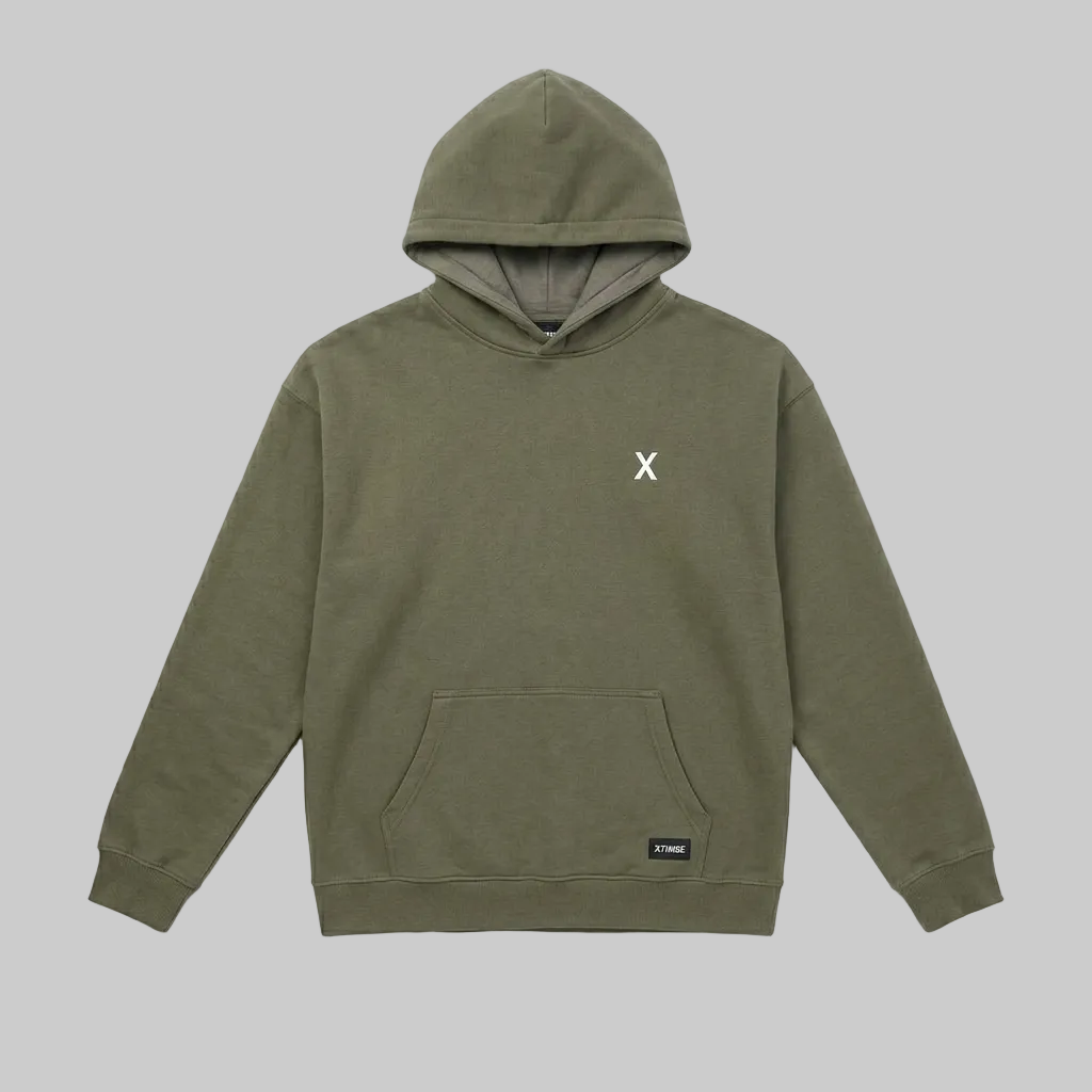 Signature X Hoodie – Military Green (Men)