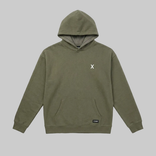 Signature X Hoodie – Military Green (Men)