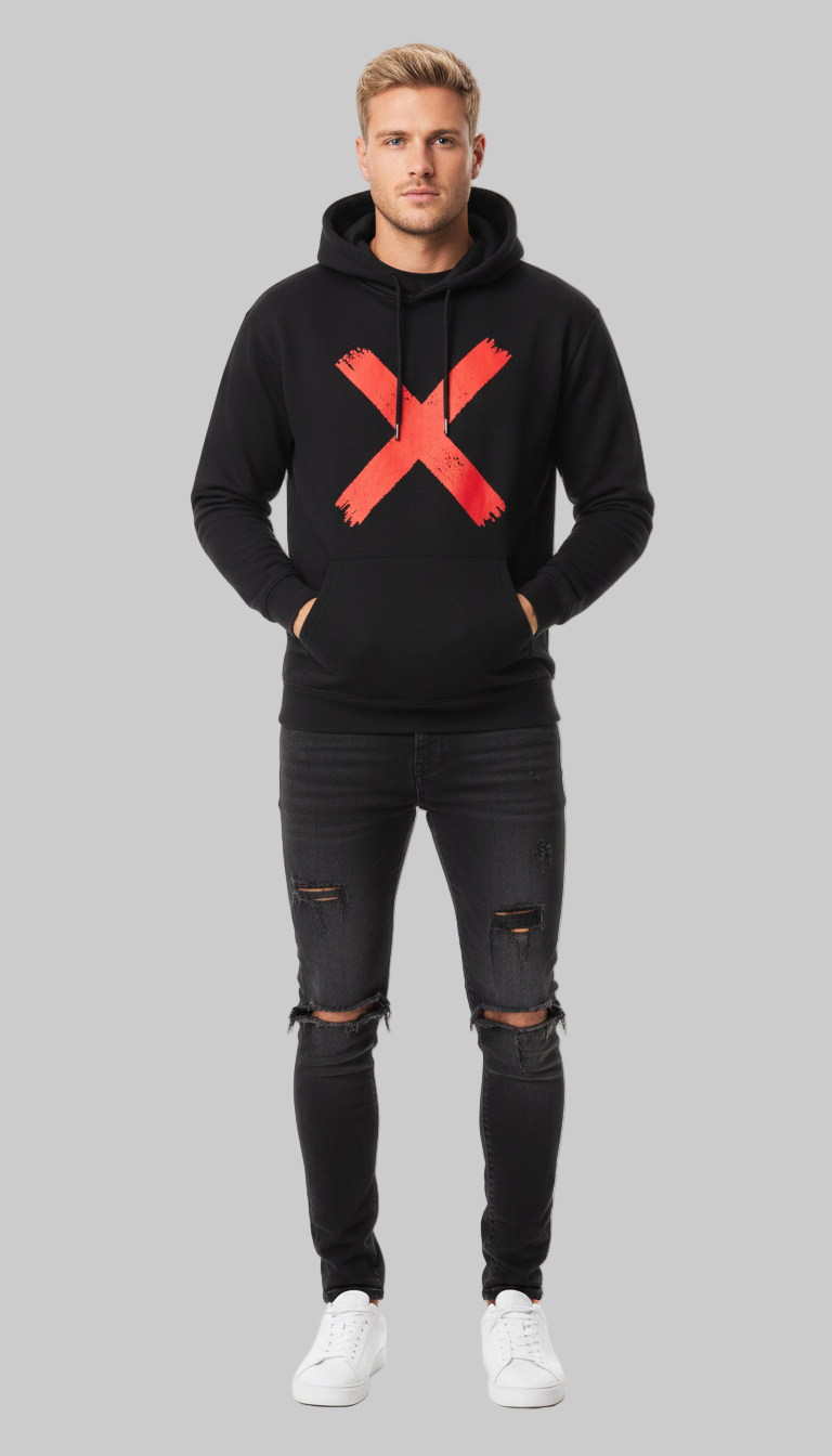 XTRME Red X Hoodie