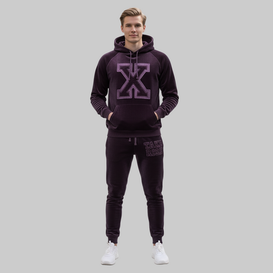 XTRME Dark Purple Velour Set — Men’s Edition