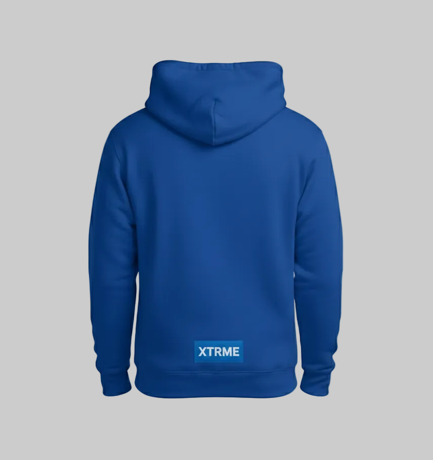 Signature Patch X Hoodie – Cobalt Blue