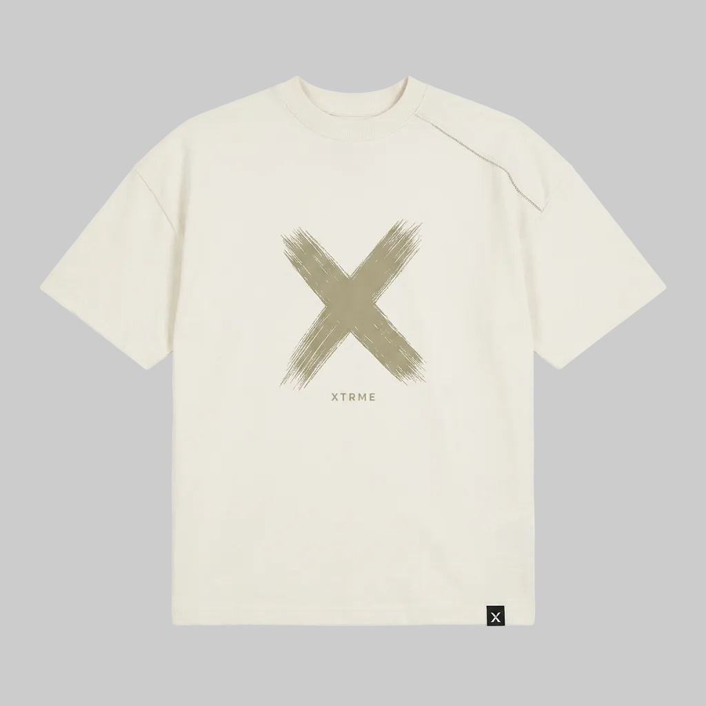 Brush X T-Shirt – Sand Beige (Men)