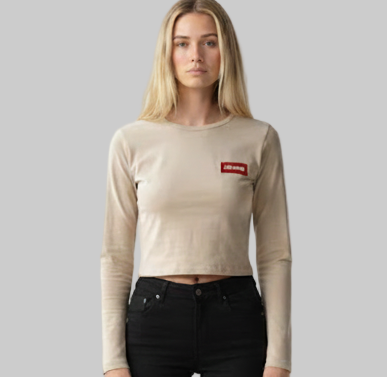 Soft-Blush Crop Top – Blush