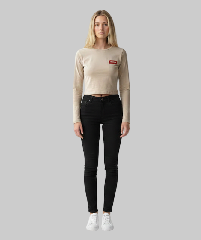 Soft-Blush Crop Top – Blush