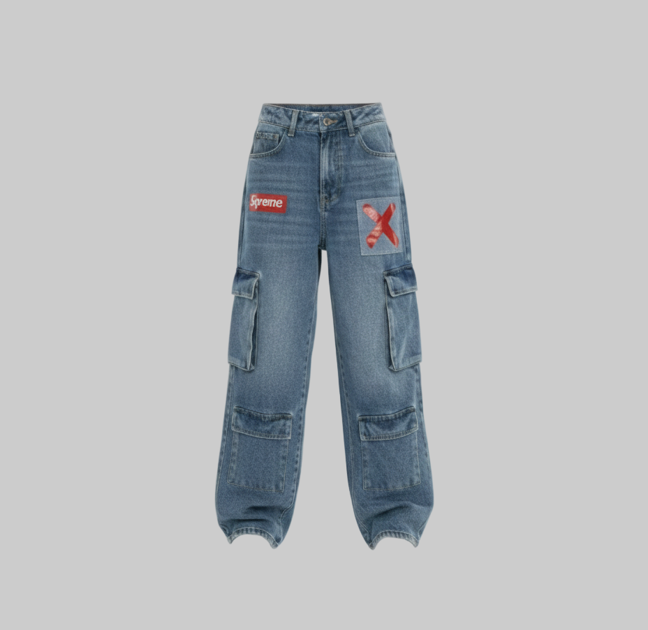 XTRME Red Patch Cargo Denim (Women’s Edition)