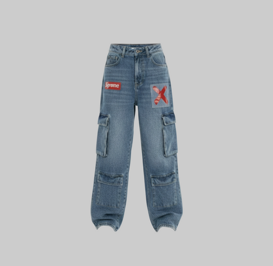 XTRME Red Patch Cargo Denim (Women’s Edition)