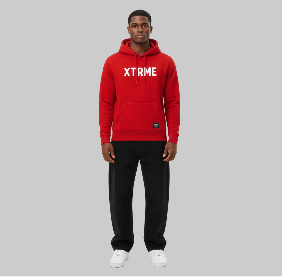 Core Hoodie – Red