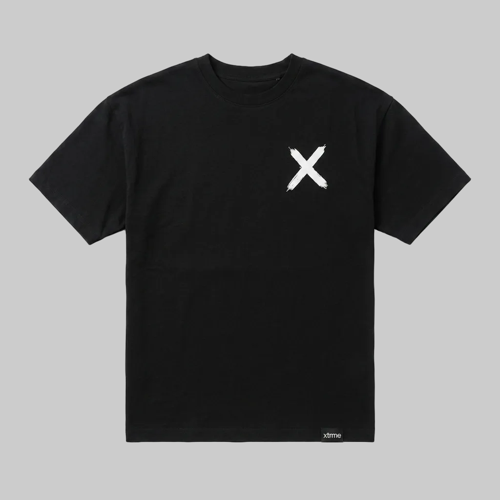 Brush X T-Shirt – Black (Men)
