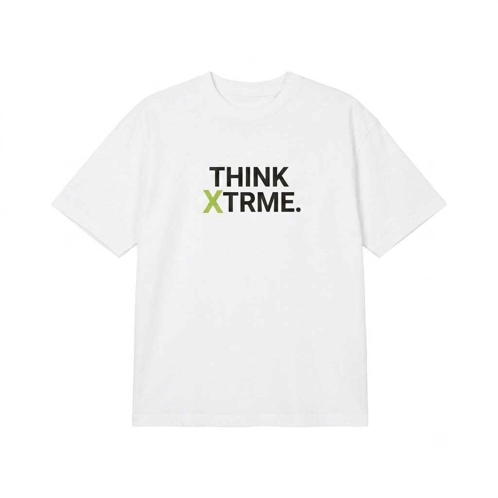 Think XTRME Oversized T-Shirt – White (Women)