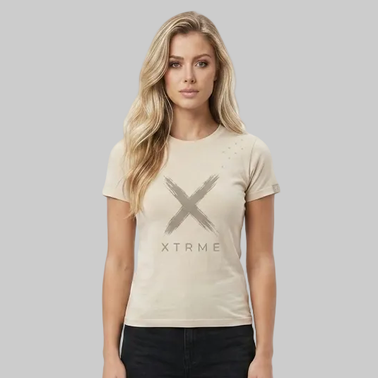 Brush X T-Shirt – Dust Rose (Women)