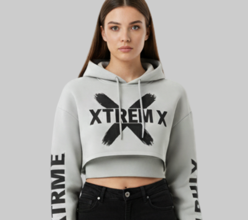 Hoodie Crop top Midnight Future