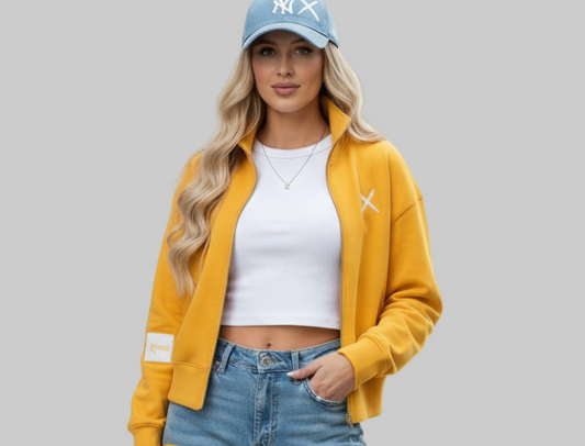 XTRME Yellow Varsity Jacket — Women’s Edition