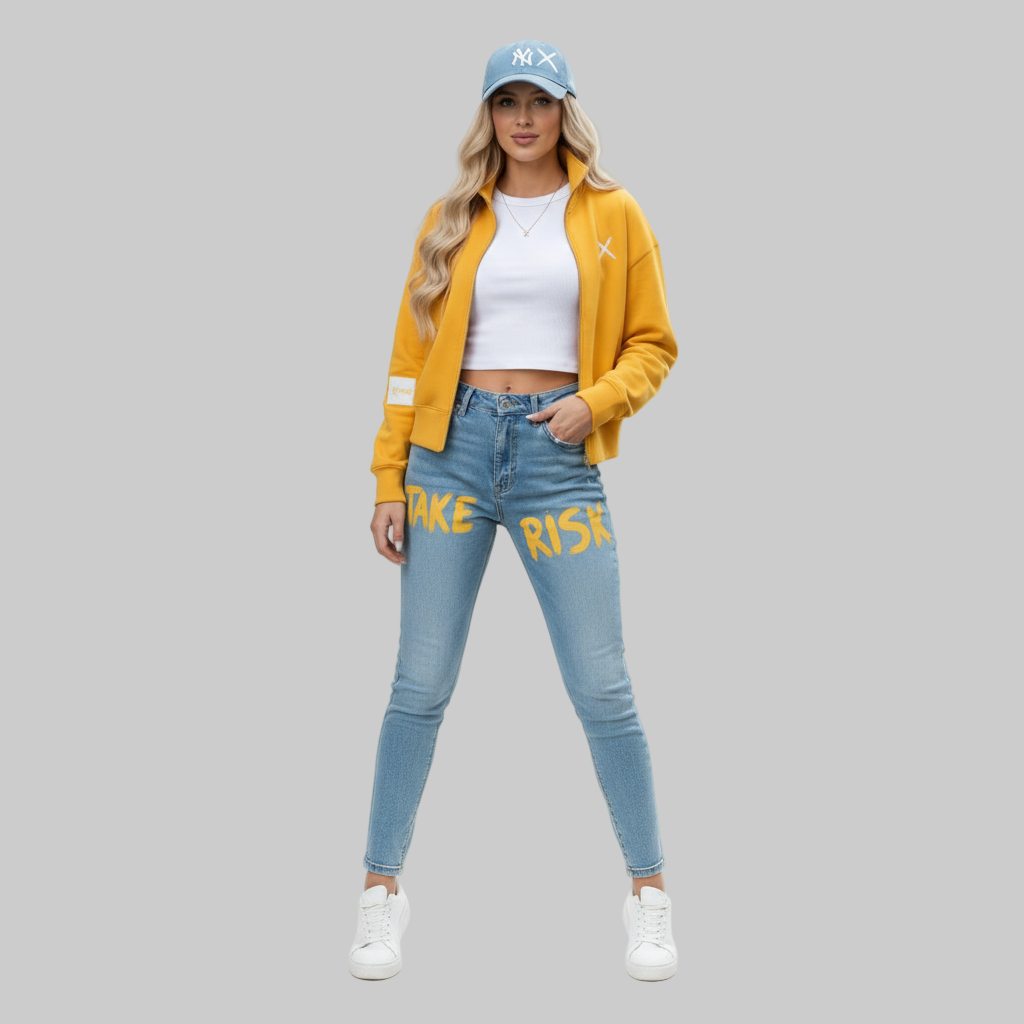 XTRME Yellow Varsity Jacket — Women’s Edition