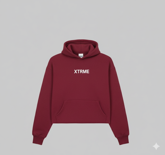 XTRME Burgundy Core Hoodie
