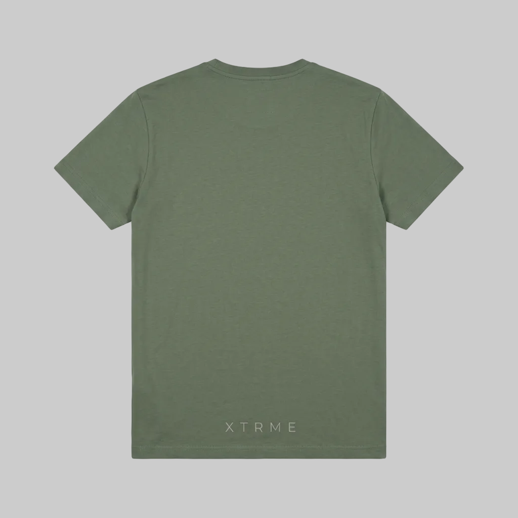 Brush X T-Shirt – Military Green (Men)