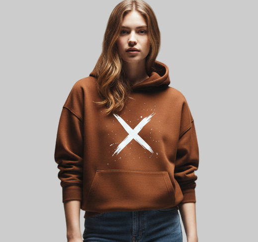 XTRME Beyond Fear Brown Hoodie
