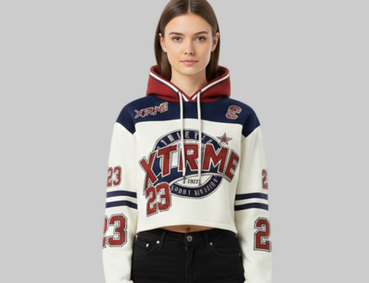 XTRME Varsity Cropped Hoodie — Women’s Edition