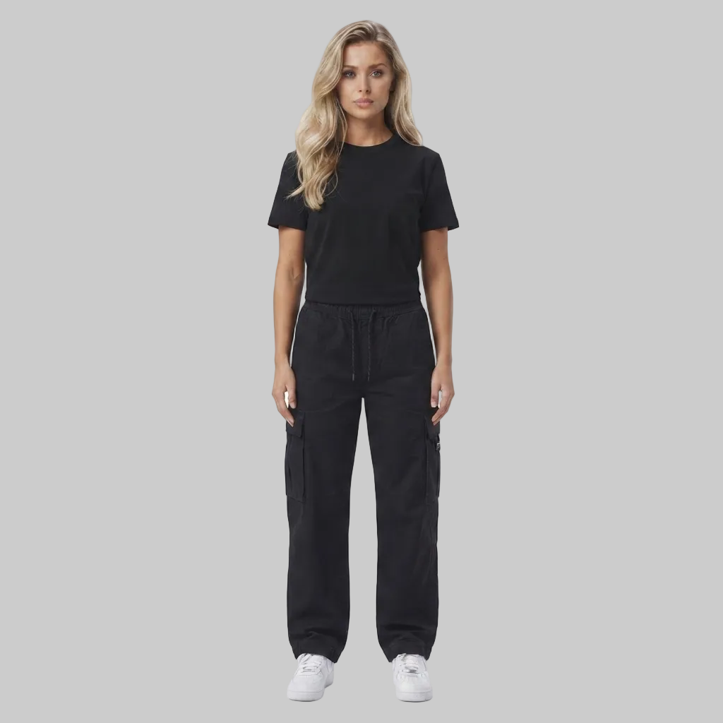 Utility Cargo Pants – Black (Women)