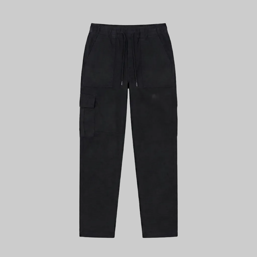 Essential Cotton Pants – Black (Women)