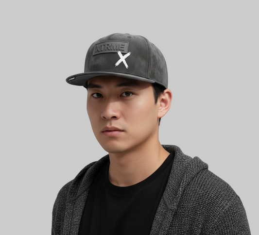 XTRME Carbon Grey Velour Cap — Men’s Edition