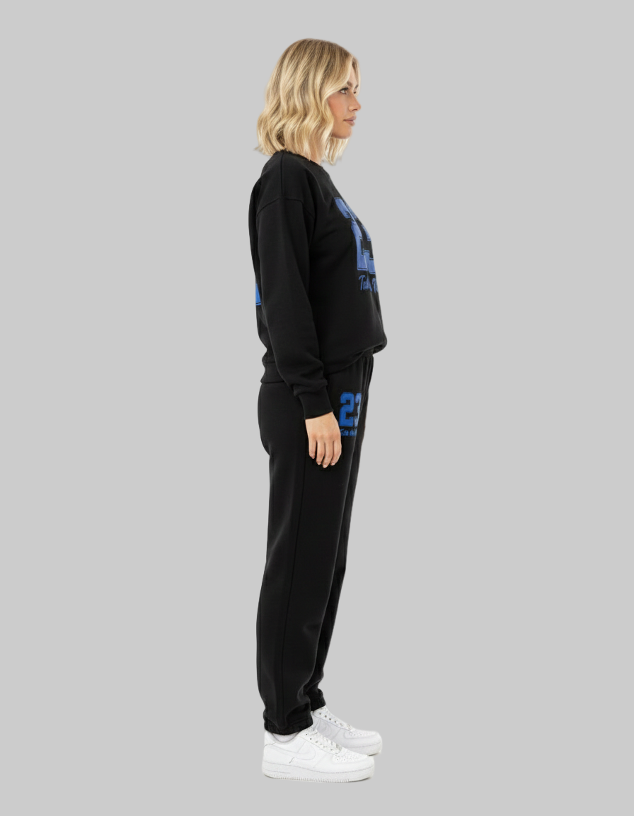XTRME Black “23” Women’s Sweatsuit Set
