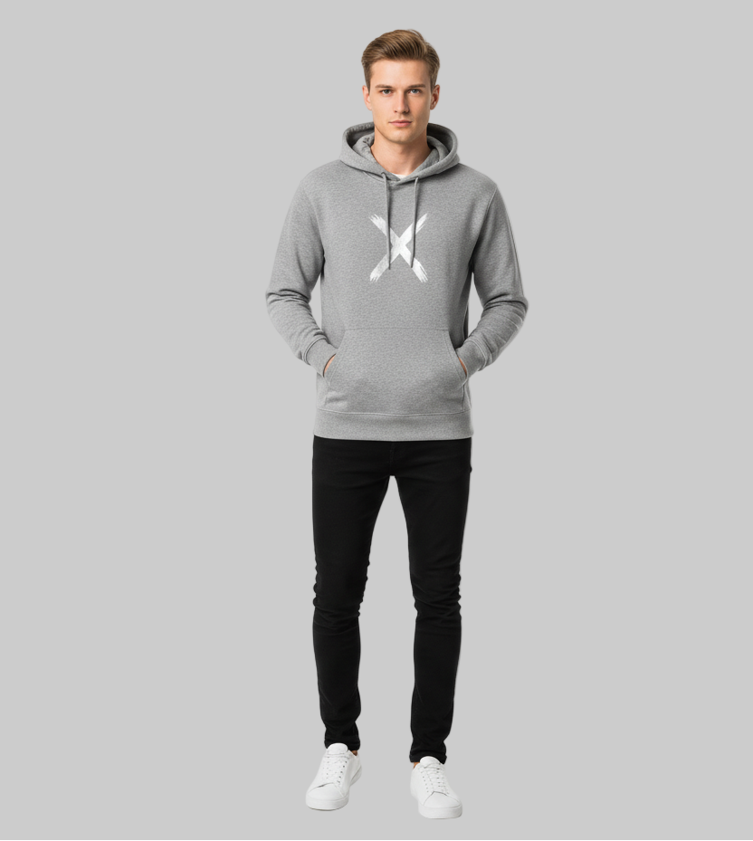 XTRME Silver Mark Grey Hoodie — Women’s Edition
