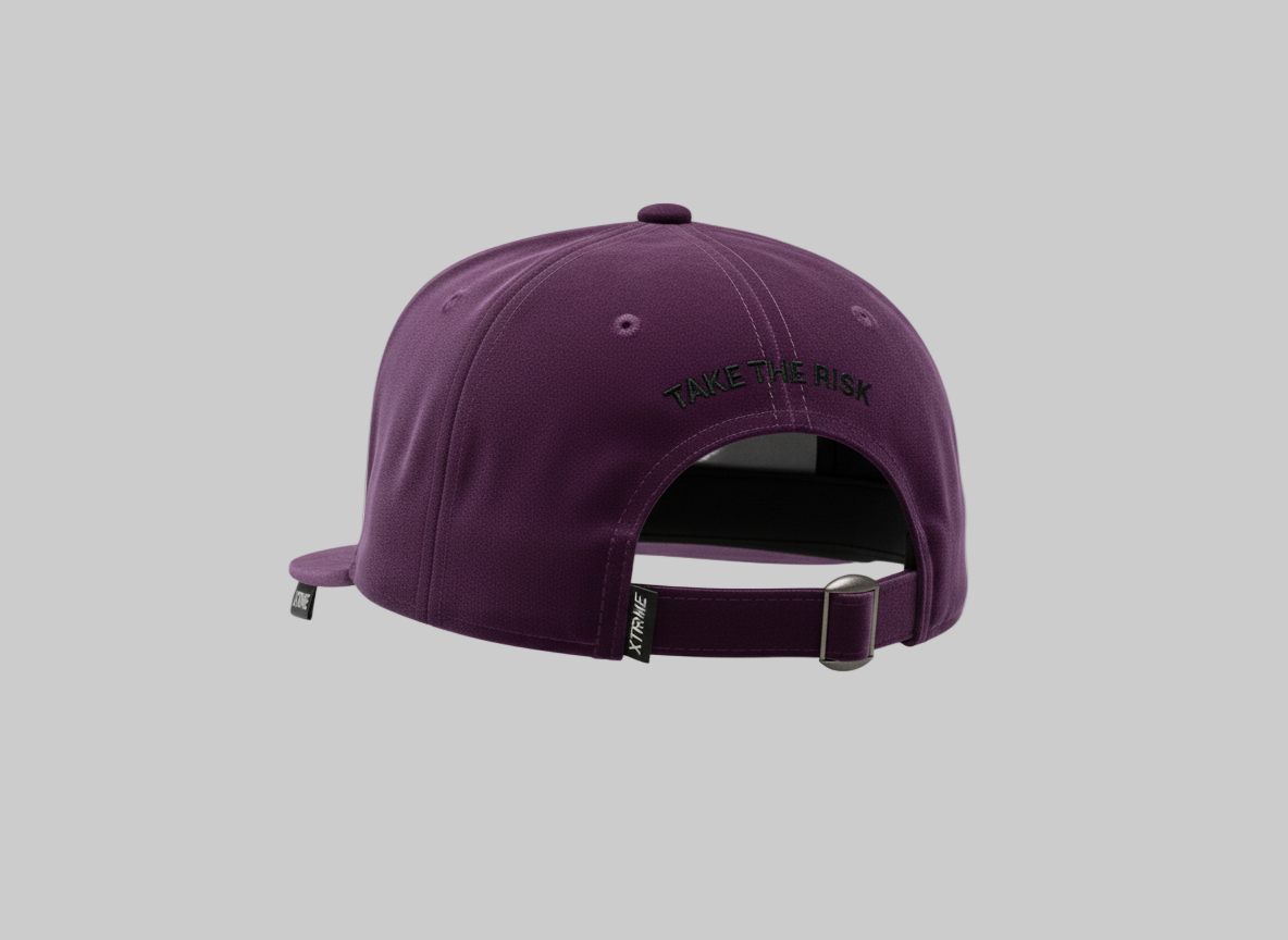Dark Purple Velour Cap — Men’s Edition