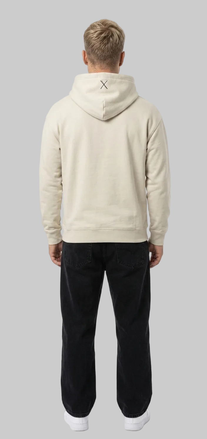Signature X Hoodie – Beige (Men)