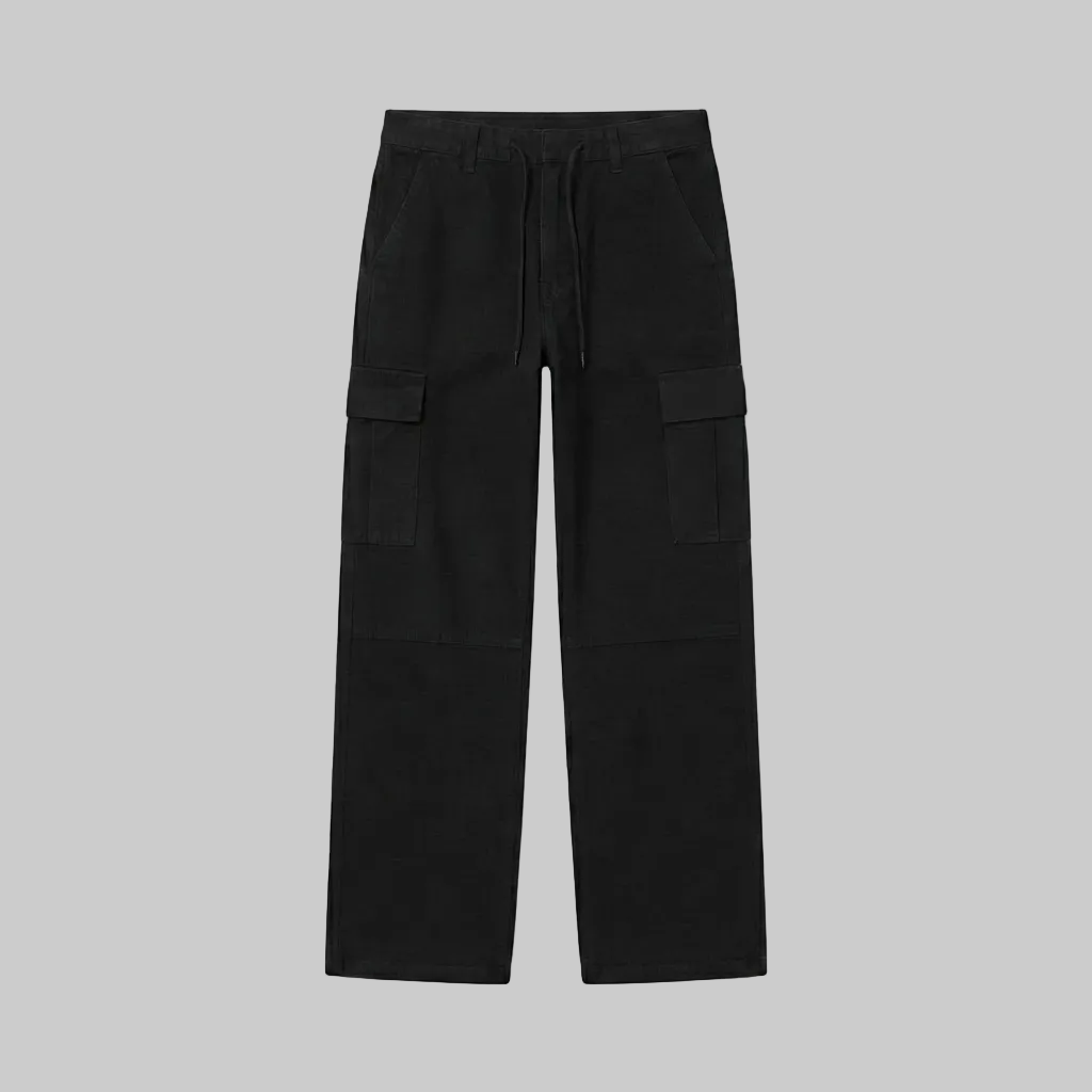 Flared Denim Jeans – Black (Women)