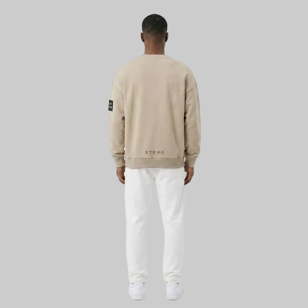 Elevated X Hoodie – Beige (Men)